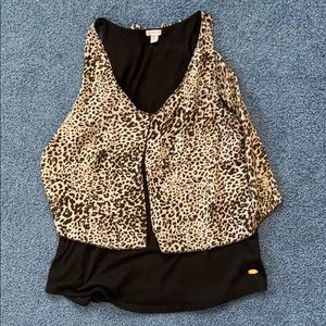Guess Leopard Print Shirt
